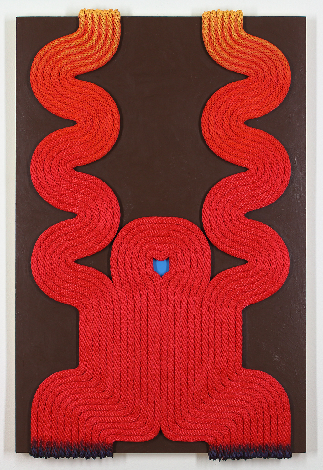 Red Boogie art, painting, Jungian, primal, passion, Carl Jung, symbol, red, shaman, psychology, archetype, boogieman